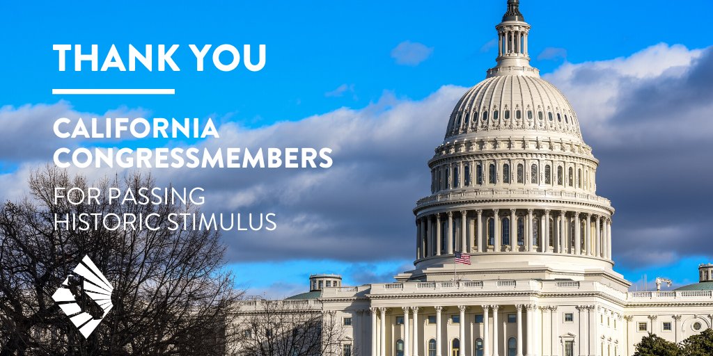 C.A.R. thanks our California Congressional delegation for approving this historic stimulus bill that will help provide critical relief for REALTORS®. #COVID19