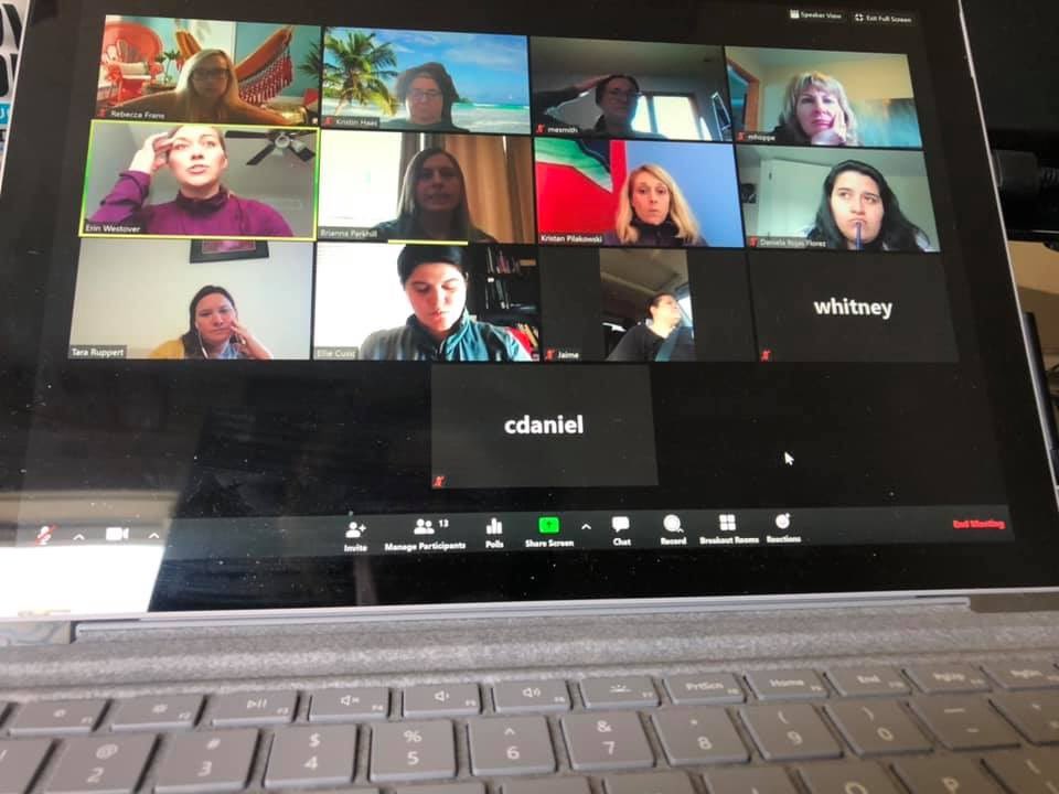 CSM_Omaha's tweet photo. Still getting after it ๐ #remotelearning #occupationaltherapy #zoommeetings #WFH #CSMOT https://t.co/of0qiz8cX4