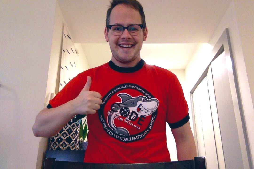 Sending positivity and spirit your way! 🙌🏼 ✨ Rocking the blue/gold tie for <a href="/MeadowlandElem/">MeadowlandElem</a> 🐎 , my Edison shirt for <a href="/RoundHillES/">Round Hill Elem</a> 🐻 , and shark gear for @MoorefieldES 🦈 !