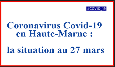 ✅ 58 personnes hospitalisées dont  19 en réanimation
✅ 8 patients décédés à l’hôpital depuis le début de l’épidémie
✅ 24 résidents décédés en EHPAD 
✅ 17 patients sortis d’hospitalisation, leur état de santé s’étant amélioré
Aidez les soignants, restez chez vous !