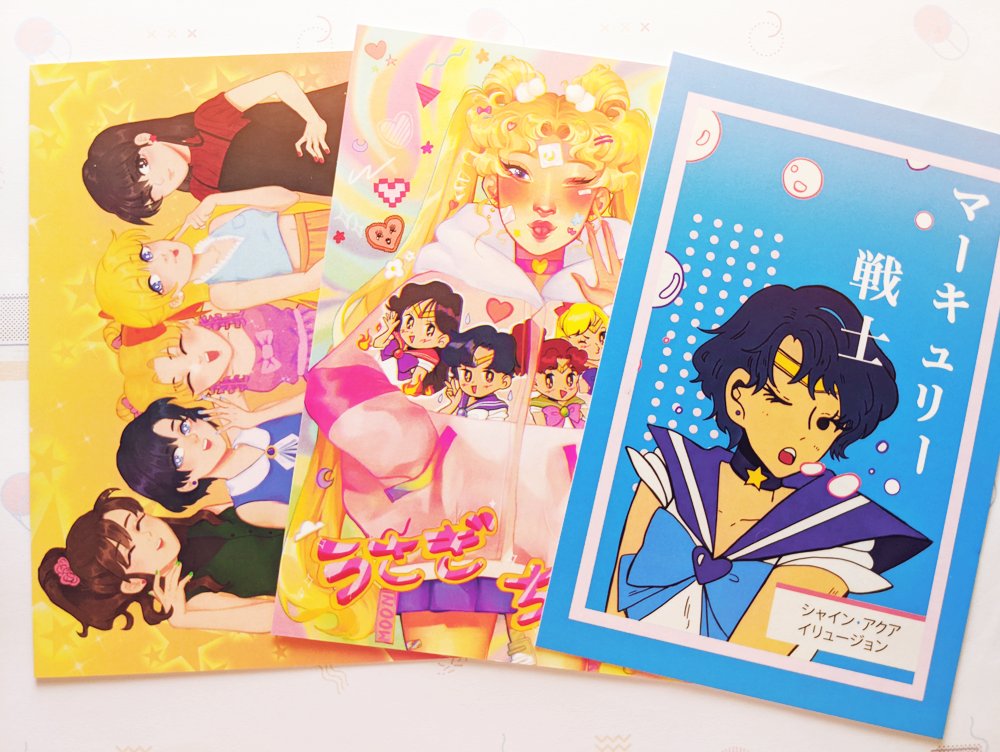 sailormoonzine's tweet photo. ⭐️ Love #SailorMoon and other magical girl cuteness? Then check out our online shop! We have limited supply on some items, so be sure to snatch something up before it's all gone!
https://t.co/JnTu7fS0Sw https://t.co/By3mAN11Xy