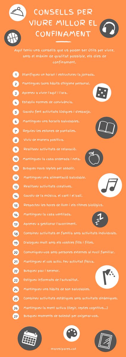 NatiBergada's tweet photo. Descobriu 27 consells que us poden ser útils per viure, amb el màxim de qualitat possible, els dies de confinament.

👉 https://t.co/GGpjOGkpM2

#ensquedemacasa
#ensensortirem
#joactuo https://t.co/mbjKHfXkoB