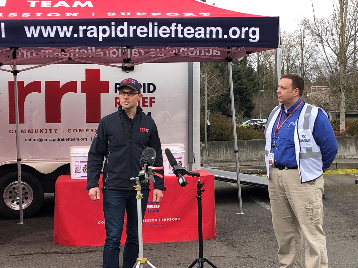 KingCountyWA's tweet photo. Thanks, @RRT__NA, for your partnership with our Office of Emergency Management during the response to #COVID19.

@RRT__NA's team is assembling and delivering food buckets for people in need.

#KingCountyReady https://t.co/y7VtpBBeHU