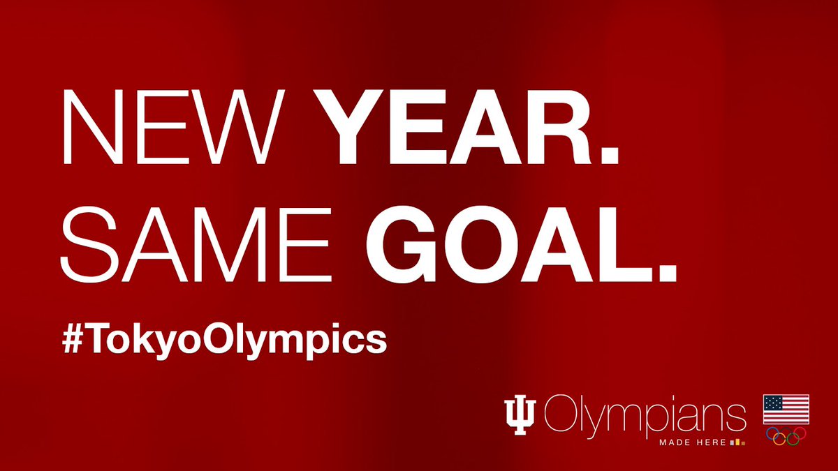 The date changed, our drive didn’t. Hoosiers will chase history in 2021.

#OlympiansMadeHere | #GoIU