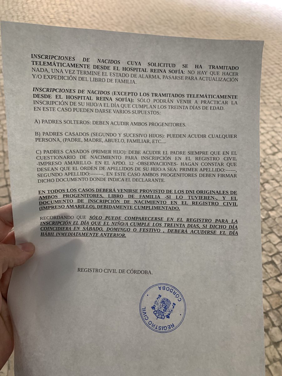 jharoc's tweet photo. @ccoojusticia En cordoba se estan negando. #registrocivilNoinscribenacidos https://t.co/qO1DQP1lbw