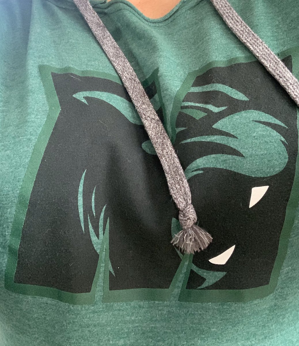 Day 5 Mehlville Virtual Spirit Day - Wear MHS gear so many to choose from, this one made the cut today #WeAreMehlville #PanthersNotOnTheProwl