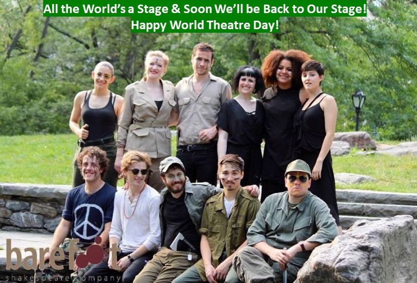 BarefootShakes's tweet photo. #WorldTheatreDay https://t.co/MghsFitEwT