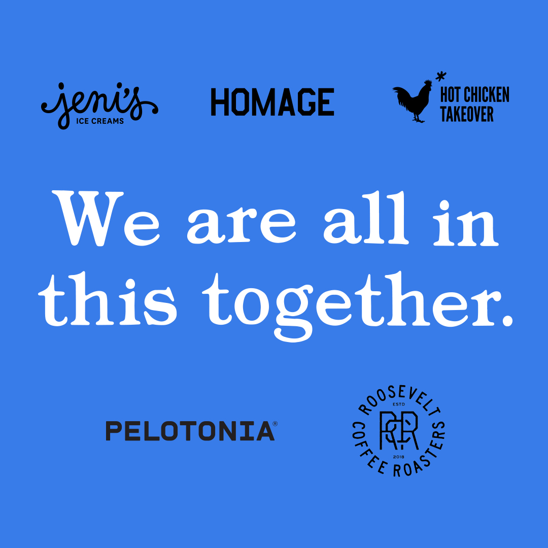 HOMAGE's tweet photo. Columbus, we are all in this together. Help us feed 20,000 people at risk. Visit https://t.co/KV6QLIhFie to learn more. 

@ChickenTakeover @jenisicecreams @Pelotonia @RooseveltCoffee https://t.co/AbazxSYaOq