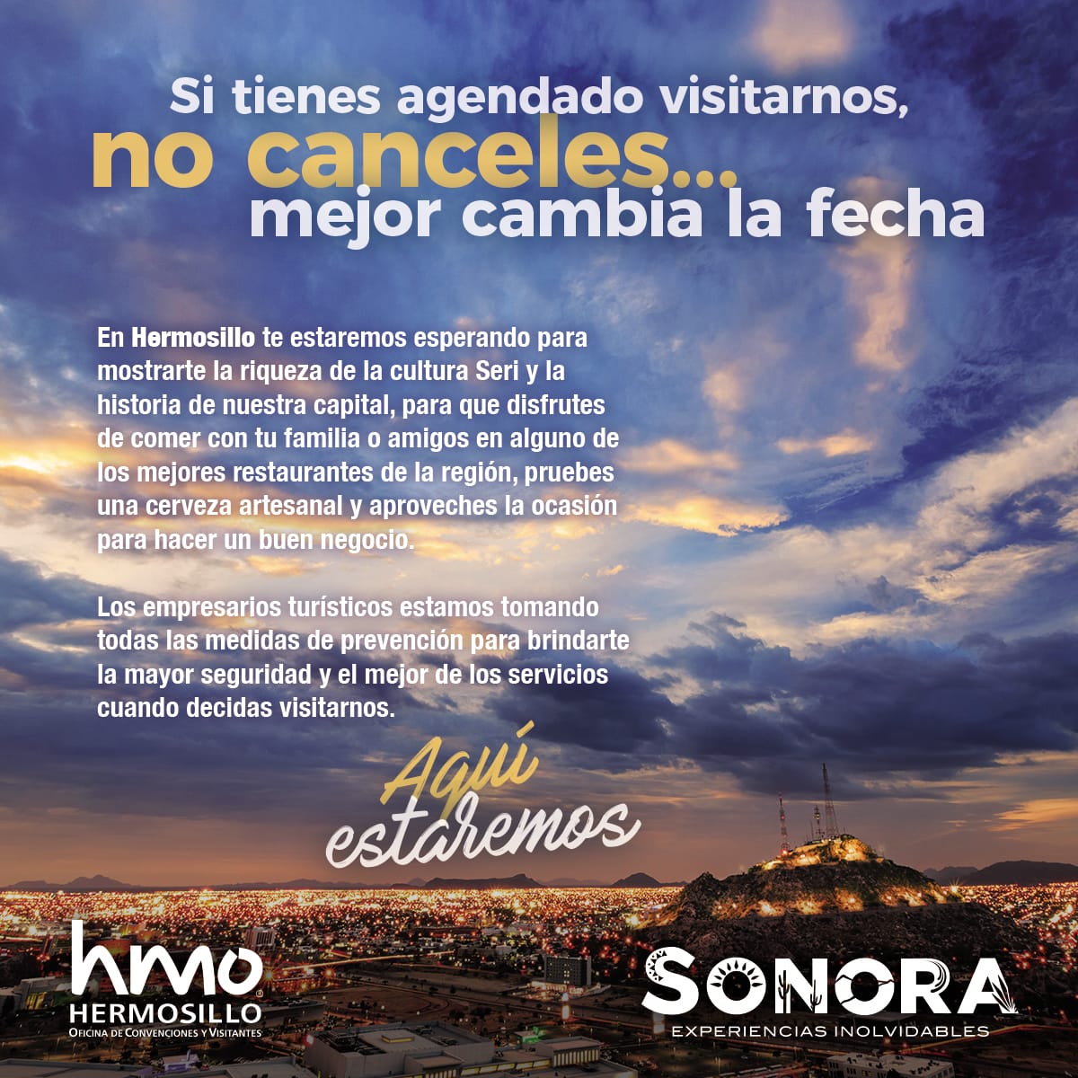 VisitSonora's tweet photo. #Sonora🏜️ y sus maravillosos destinos te esperan.
No canceles tu viaje a la ciudad de sol☀️, mejor #Reprográmalo.
¡Hermosillo cuenta con todo para que disfrutes momentos inolvidables! 👌
¡NoCanceles mejor cambia la fecha!
#VisitSonora #Turismo #VisitHermosillo #Tourism https://t.co/82x7hRbyFn