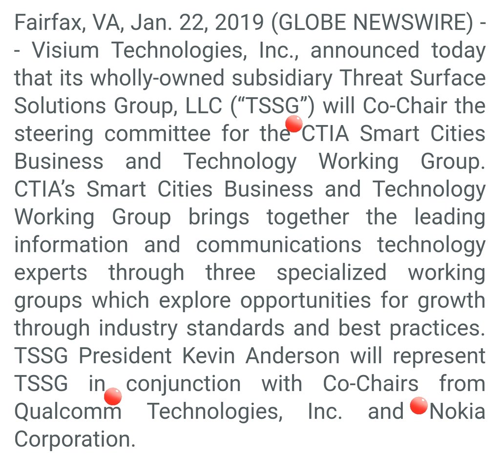  $VISM So I think a lot of people are going to overlook this one also !! Don't be afraid to buy the bottom !! Look at these connections !!