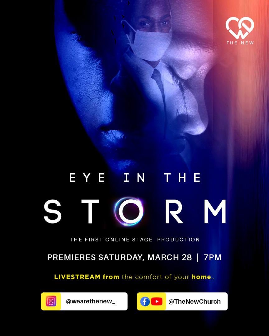 TheNew_ikeja's tweet photo. Heard about the first ever Online stage production?
Itβs happening tomorrow ππ½πΊπ½ Whoβs excited? We definitely are!
It would be nothing like youβve ever seenπ€
Get set for 7pm tomorrow night March the 28thπ₯
#EyeInTheStorm
#wearethenew
#Ilovethischurch https://t.co/lypLFEP2zE