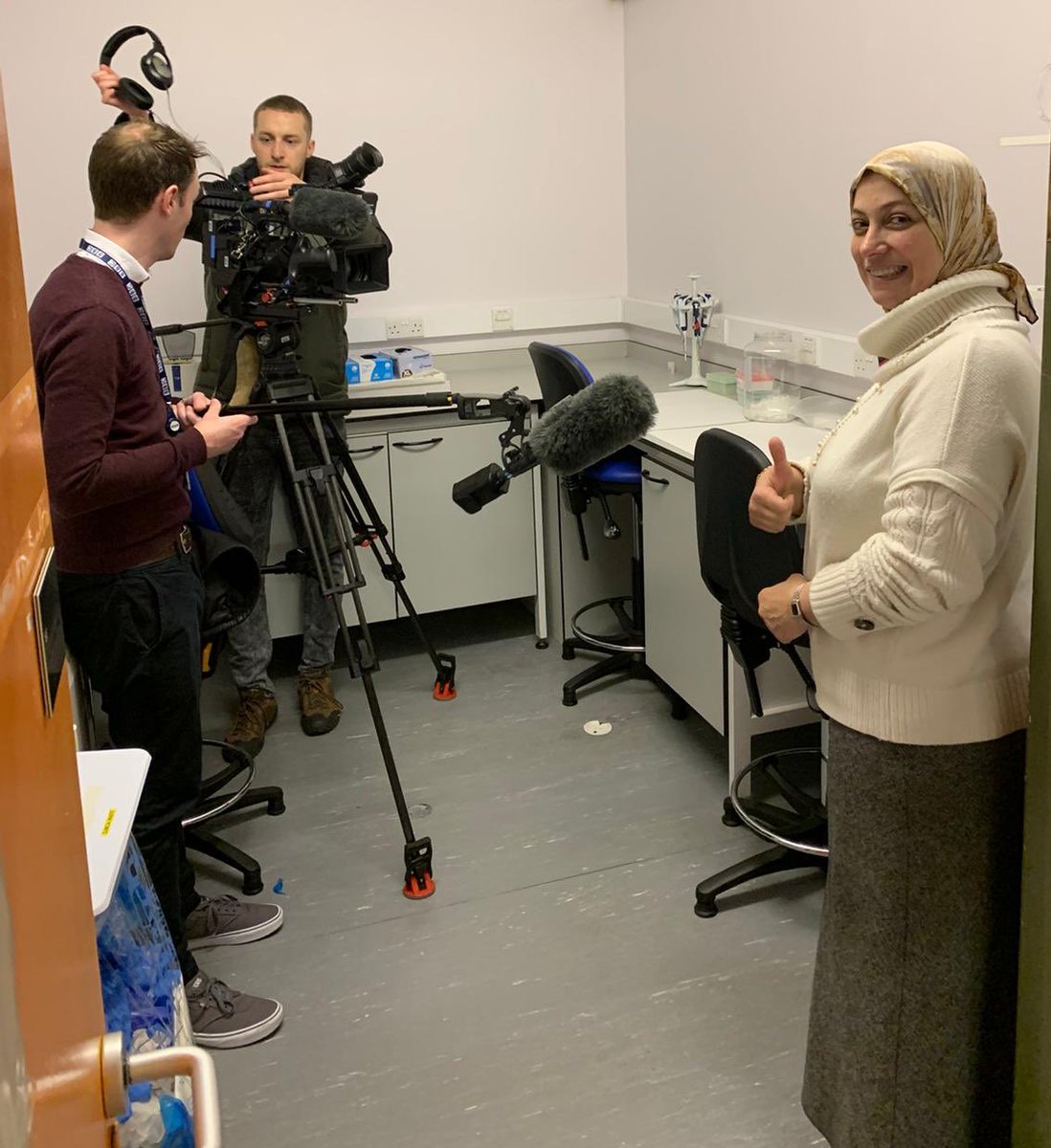 Well done Noha <a href="/Micro_tweeter/">Noha ElSakka OBE</a> You should be very proud of what you and the team have achieved for patients and staff <a href="/NHSGrampian/">NHS Grampian</a> !👏👏👏 Congratulations on your television debut! 🎥 <a href="/BatemanVhairi/">Vhairi Bateman</a> <a href="/Fiona_E_Smith/">Fiona Smith</a> @allan_leslie2 @caroline_hiscox <a href="/caggiefletty1/">CAROLYN SINCLAIR💙</a>