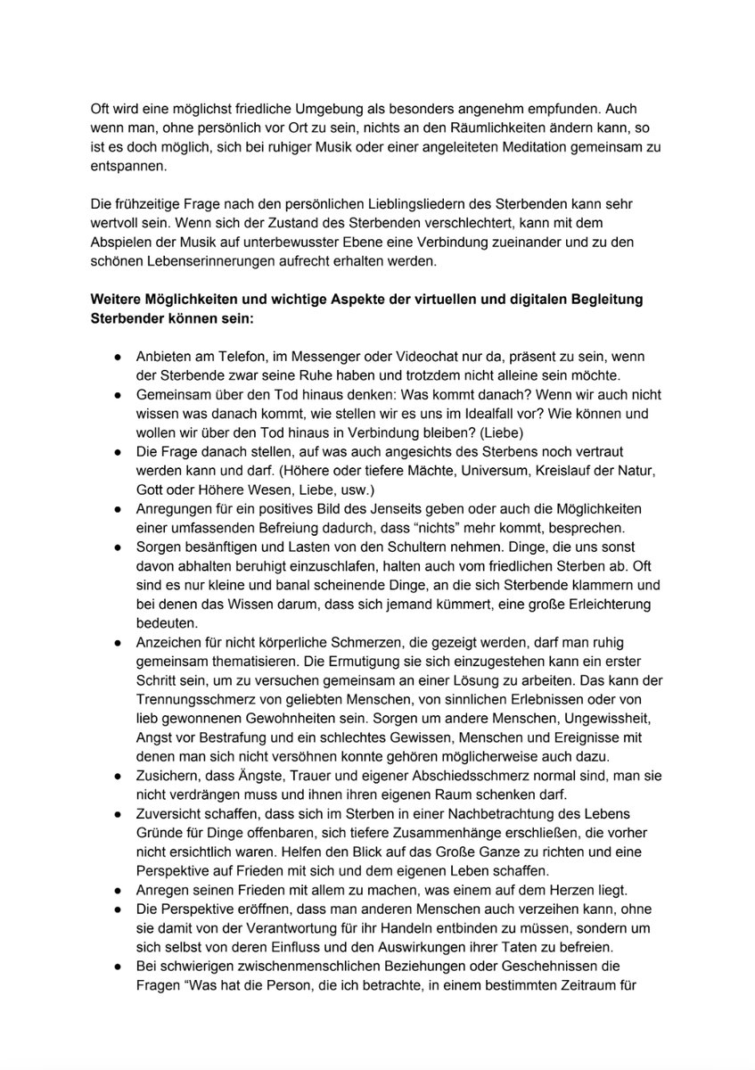 CoronaBegleiter's tweet photo. Leitfaden zur #virtuellen und #digitalen #Begleitung von #Sterbenden für #Angehörige und #Zugehörige während der #Corona #Pandemie
Der Text richtet sich vor allem an Zugehörige von Erkrankten in #Pflegeeinrichtungen und #Krankenhäusern. Bitte teilt ihn!

https://t.co/cFY3DPeyy7 https://t.co/sxXzZ0dkB6