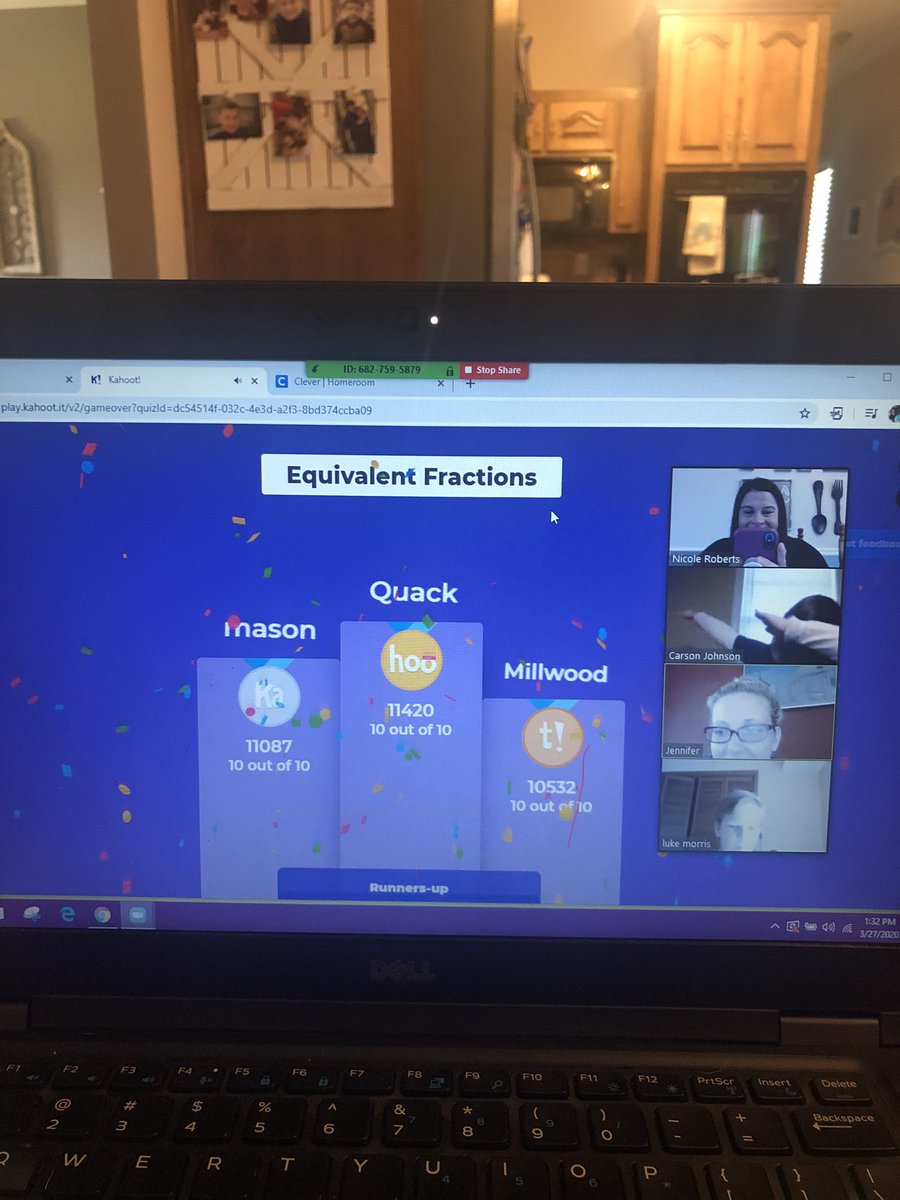 NRoberts212's tweet photo. Fun Friday included a Kahoot on equivalent fractions with Mrs. Millwood &amp; Mrs. Roberts. #ncssbethebest @HeardMixon https://t.co/oJVn9PG6cC