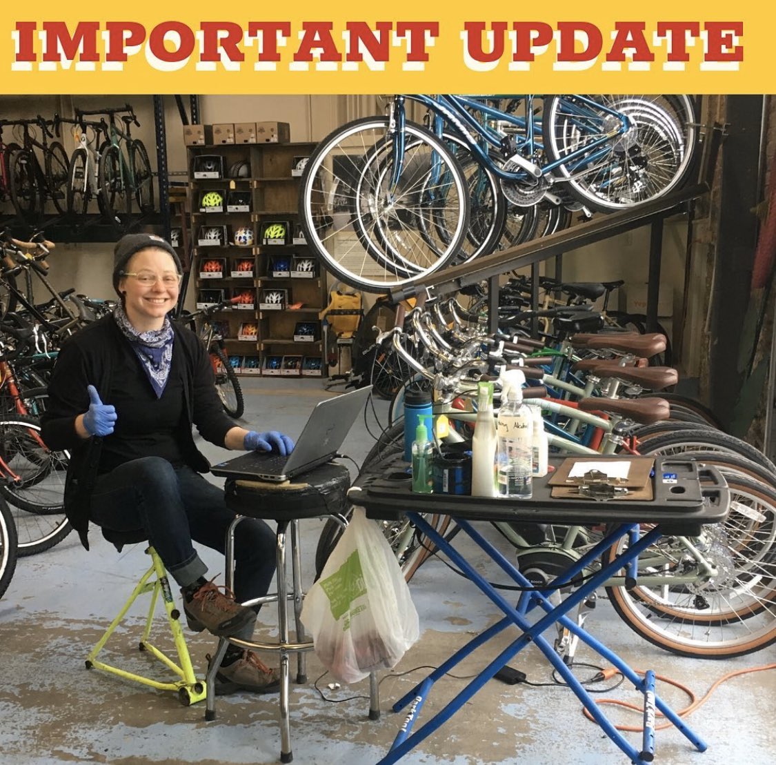 OldSpokesHomeVT's tweet photo. Hey #BTV, just a heads up that we’re open, but with limited hours, services &amp; by appointment only. Please call the shop for all inquiries! https://t.co/E9ydYVgur1