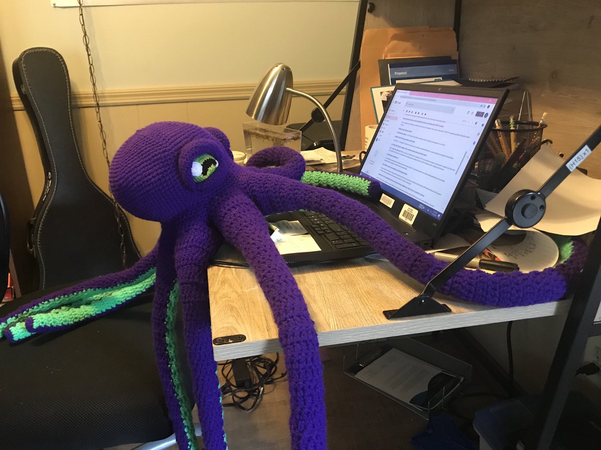 jmowhit's tweet photo. This is my new friend Kanye. He is at home with a special place to do his schoolwork #nhesstilllearning https://t.co/aOI4QX58aY