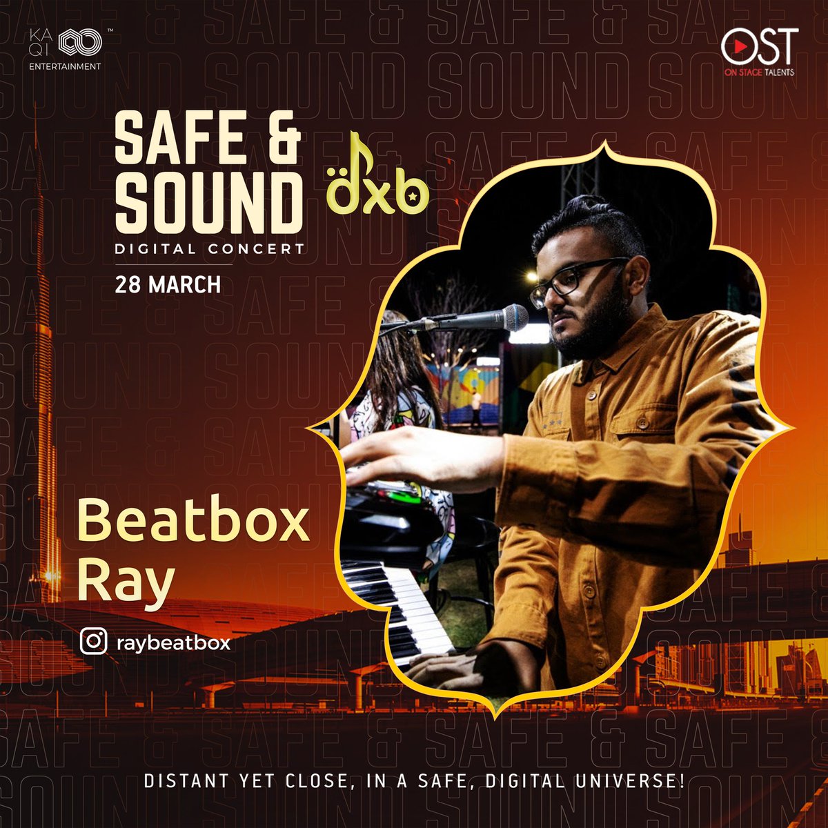 We have the talented <a href="/beatboxray/">Beatbox Ray</a> in the house yall!
.
.
#SafeAndSoundDigitalConcerts #DigitalConcert #Dubai #StayHomeStaySafe #SafeAndSoundDXB
