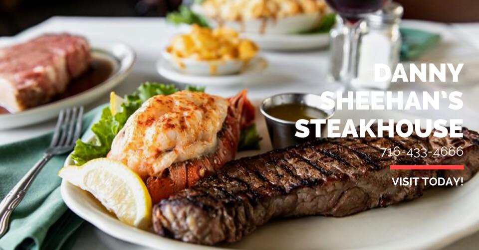 LocalRestWeek's tweet image. Tired of the usual fish fry? Check out Danny Sheehans Steak House for a delicious Lobster Tail🦞

LRW To Go - until March 30th