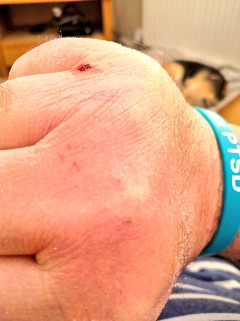 Firesnapper999's tweet photo. I maybe #RuftyTufty, but fcuk! Repeated hand washing &amp; sanitiser causing hand torture, cracking &amp; dry. This @Neutrogena stuff is bliss 🙏👍 And yes, 1500 too early for lounge wear? 🤗 #RuftyTuftySoftie https://t.co/1v715IsQla