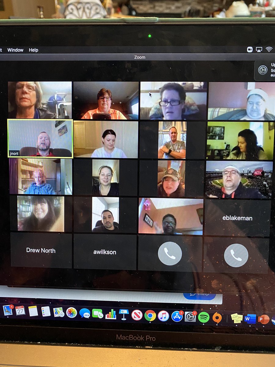 bbb2day's tweet photo. #BBB staff meeting... we’re adapting to this virtual world. Good to see everyone. #BBBStrong https://t.co/sF0To2Qp05