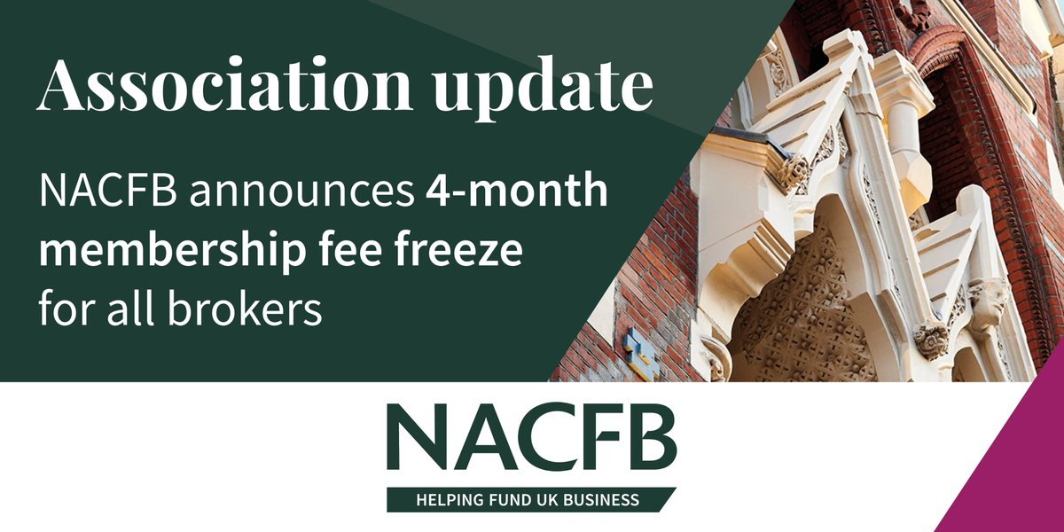 The <a href="/NACFB/">NACFB</a> has announced free membership for all existing brokers for the next four months.

To provide an immediate and direct lifeline for brokers, we will not be running direct debits for membership fees, nor will it seek to latterly accrue payment.

nacfb.org/nacfb-announce…