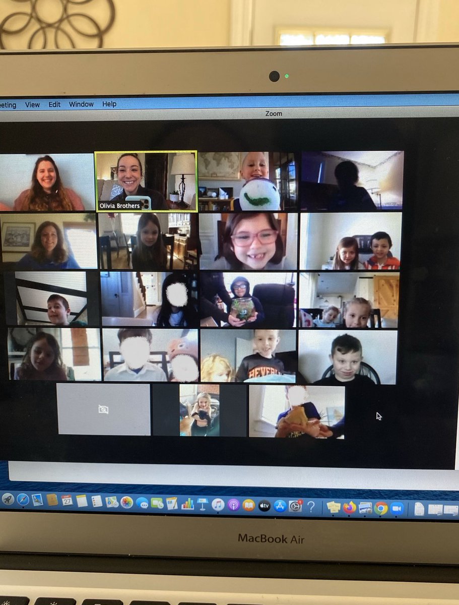 We had SO much fun seeing this Super Class this morning. Even though we aren’t physically together it doesn’t mean we can’t learn and have fun as a class! 😁❤️ <a href="/CoveSchoolOwls/">Cove Elementary School</a>