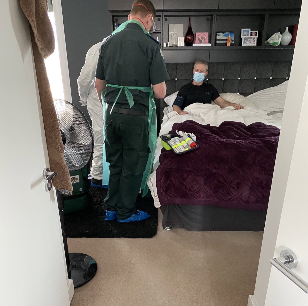 dancingfran's tweet photo. Ambulance came and took my partner away today. He’s been unwell for ten days and wasn’t getting better. Thank you #NHS team for continuing your work and helping to save lives. Can all the morons that don’t think this is real stop going outside now please?? https://t.co/MW7BDTGZeT