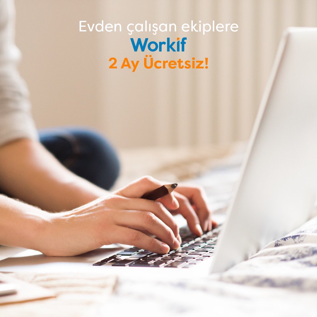 Workifcom's tweet photo. Workif'le uzaktan çalışın! Virüsten korunmanın yollarından biri de kalabalıktan uzaklaşarak mümkün olduğunca kişisel izolasyonu sağlamak. Workif'le işleri aksatmadan her yerden çalışabilir, şirketinizin durumunu an be an takip edebilirsiniz! Bunun için Workif, 2 ay ücretsiz! https://t.co/7WCsJ8XETV