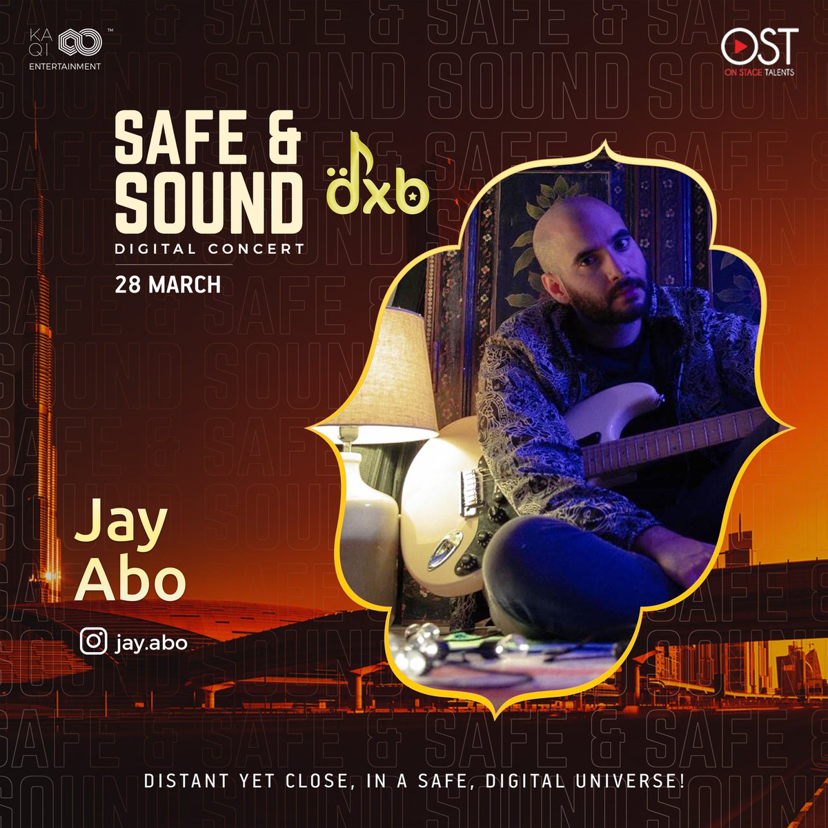Give it up for DXB's very own Ed Sheran <a href="/jayabomusic/">Jay Abo</a> !
.
.
#SafeAndSoundDigitalConcerts #DigitalConcert #Dubai #StayHomeStaySafe #SafeAndSoundDXB