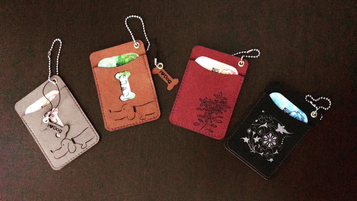 ImageSato's tweet photo. ♣️カードケース♦️
寸法:10cm×7cm
素材:合成皮革
普段から使えるモノにも可能です!! #レーザー彫刻 #カードケース #オリジナル #色々使える #合成皮革 #japan #laserengraving #originalcase #designcase #cardcase #japanesestyle #imagesato #syntheticleather #naturalleather https://t.co/zBcB5U4uCR