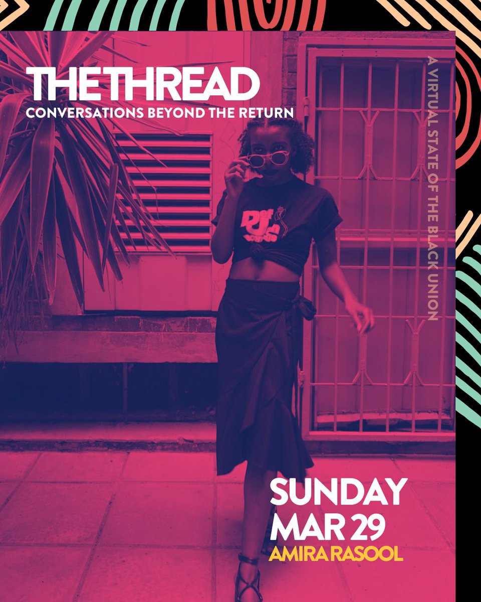TheFolklore's tweet image. Join our Founder &amp;amp; CEO @AmiraRasool this Sunday at 1PM for #TheThread, a virtual summit unpacking how to keep that Year of Return energy going in the midst of #COVID19. Hosted by our friends at @TstmkrsAfrica. hopin.to/events/the-thr…