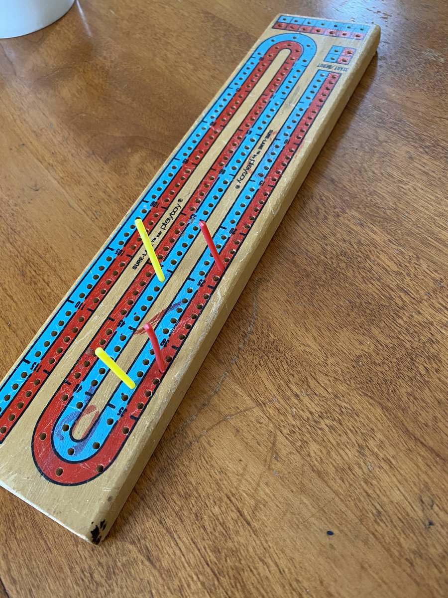 jasmine_brazil's tweet photo. This was my lesson for today, my mom is teaching me how to play crib. Never to old to learn something new! #15for2 #learningathome https://t.co/WlsmQIKg7m