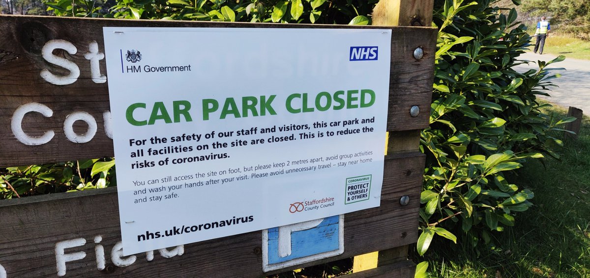 CannockPolice's tweet photo. CAR PARK CLOSURES | All Cannock Chase carparks are now currently closed. https://t.co/8Tswur0WCB