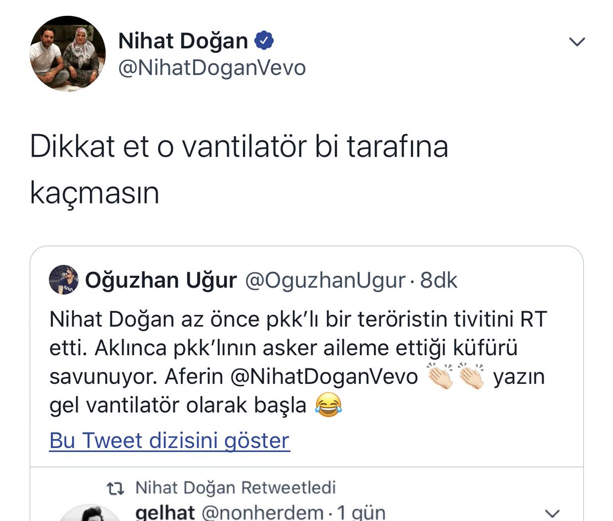 Niye sildin yahu. Benim de 13 yaşında bi yeğenim var, alışkınım bu tarz sözlere 😅
