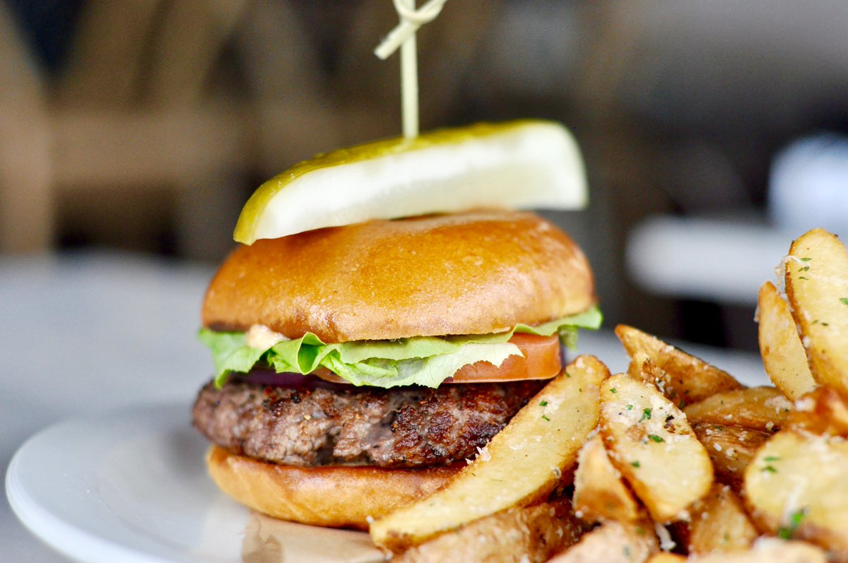 The famous Mongers’ Hereford Burger is one of many stars on our curbside pickup menu! Don’t forget that we also offer beer + wine for pickup as well. Curbside pickup is available from 12-8pm, just call 512-215-8972 to place your order