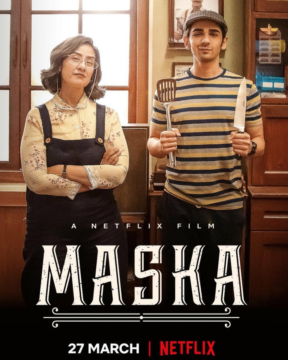 soundnvisionsts's tweet photo. Cafe Rustom or Stardom. What will Rumi Irani finally choose?
#Maska now streaming on @NetflixIndia.
Hindi - Audio Description by @SoundnVisionInd.
#Maska #MaskaonNetflix #CafeRustom #Iranicafe #BunMaska #Maskawala #RustomBunMaska #netflixindia #soundandvisionindia #svimumbai https://t.co/Rcj95JhLXr
