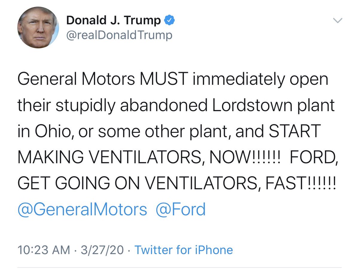 If only there were some statute that Congress could pass that would authorize the President to not just cajole, but compel, private industries to produce certain necessary goods for the federal government in a national emergency...

We could call it the “Defense Production Act.”