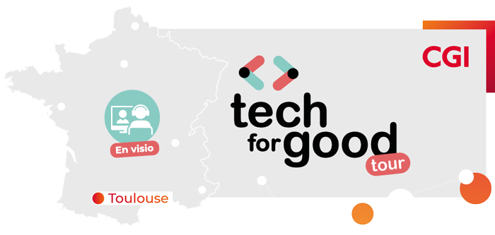 CGI_FR's tweet photo. #TechForGoodTour La prochaine étape Toulousaine se digitalise du 30 mars au 10 avril 👩💻
📆 CGI vous donne rendez-vous le 31 mars pour un petit-déjeuner virtuel 🥐 en assistant au webinar "Sensibilisation à la #TechForGood 🌍"
Inscription 👉 rse.toulouse.fr@cgi.com https://t.co/YHlHRasfBR