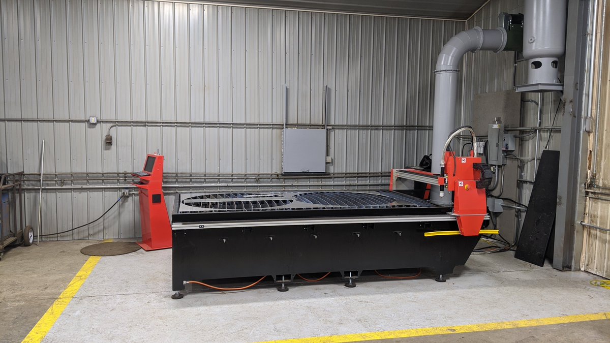 cut_swift's tweet image. Robco Steel fabrications, a father and son company based in Vermont US, are the only steel business in their area.
They have recently purchased our Swift-Cut XP 2000 x 4000 machine and are thrilled with its precision &quot;it&apos;s far more accurate than their last plasma machine&quot;!