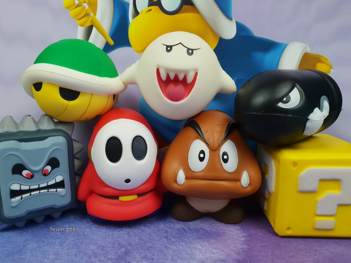 TeamBBB123's tweet photo. Nintendo squishies are always a win 😁
We open loads on our channel
#Squishies #squishy #Nintendo #ShyGuy #Goomba #thomp #greenshell #Boo #BulletBill #Gamer #VideoGames #geek #nerd #collector #collectibles #toycollector #Kamek #toyreview #toyreviewer
@JAKKStoys @NintendoUK https://t.co/APrk02KFcv