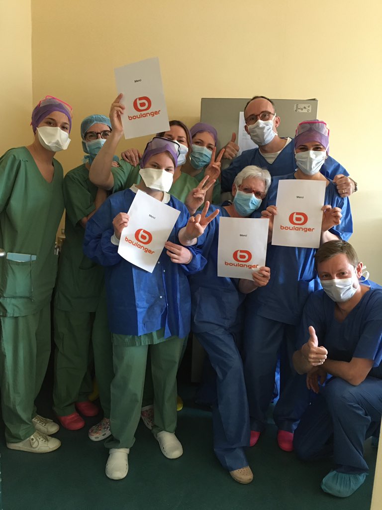 dromeone's tweet photo. Merci @boulanger pour votre solidarité @CHU_Lille #SolidariteCOVID19 #PasQueDesMots #StayAtHome #RestezChezVous https://t.co/GRH01JNQrJ