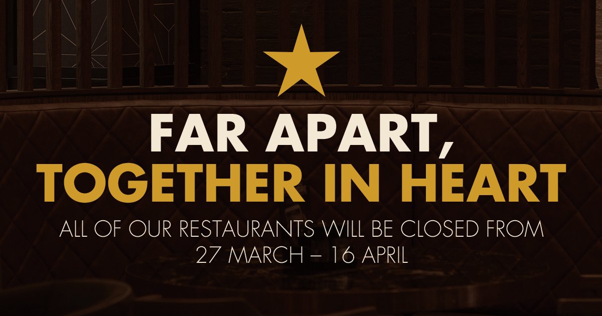 Mugg_and_Bean's tweet image. All Mugg &amp;amp; Bean restaurants will be closed until after the lockdown. We’ll miss you but we can all agree that social distancing is what’s needed right now. See you soon!