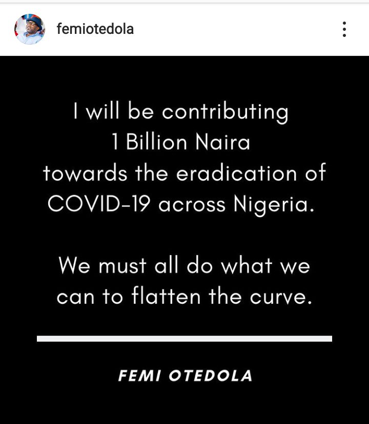 Harbuzze25's tweet photo. Kudos to Femi Otedola 🙌🏼🙏🏼But I dont buy the idea of people donating funds to this government. It is better dey get D necessary medical equipment to fight D Virus like wat JackMa did,instead of handing over D money to people dat would still embezzle. #PresidentCovik imam https://t.co/6drY4UkEkh