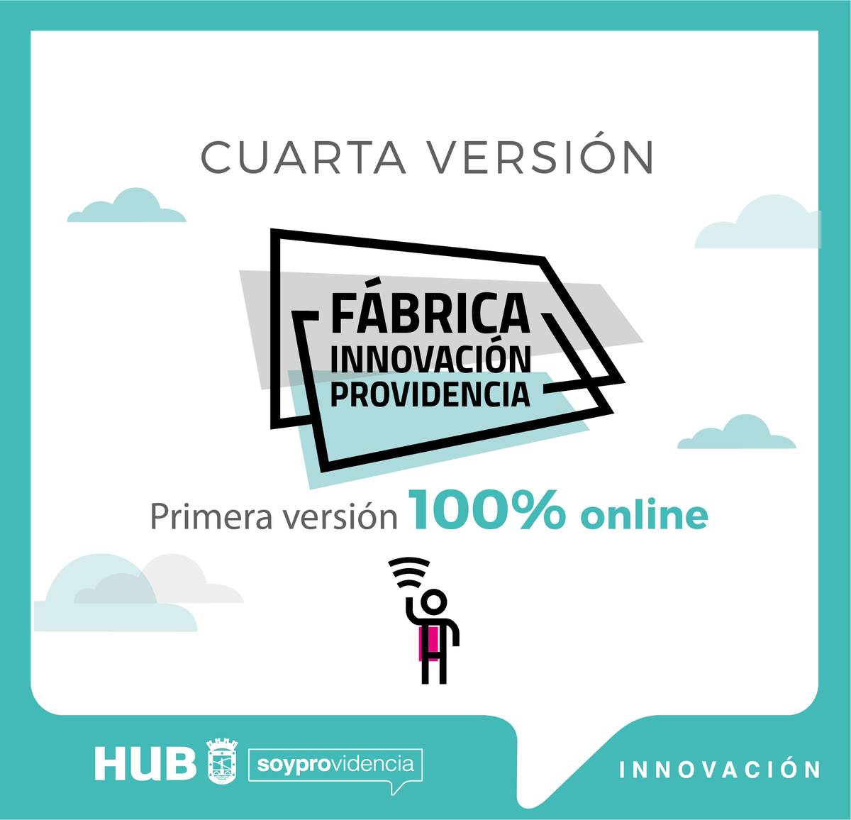 💡Capacítate, impulsa y potencia tu proyecto, participa en workshops y testea en la cuarta versión del programa "Fábrica de Innovación Providencia" #FIP2020, esta vez 100% online 💡.  ¡Postulaciones hasta el 13 de abril aquí 👉🏻bit.ly/3dIOTXs!