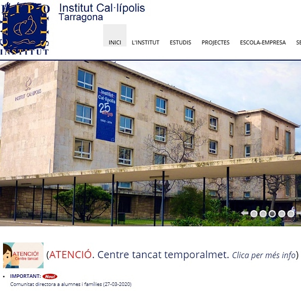 ICallipolis's tweet photo. 🆕 27/03/20
A la nostra pàgina web 🌐 https://t.co/6UUpophYAm a INICI  hi trobareu la carta que la directora de l'@icallipolis envia a l'alumnat i famílies. Us deixem també el link 🔗 https://t.co/sebkZ3cigA

#actualitzacio #CallipolisFP #covid_19 #usanireminformant https://t.co/YvNpO1Zxgf