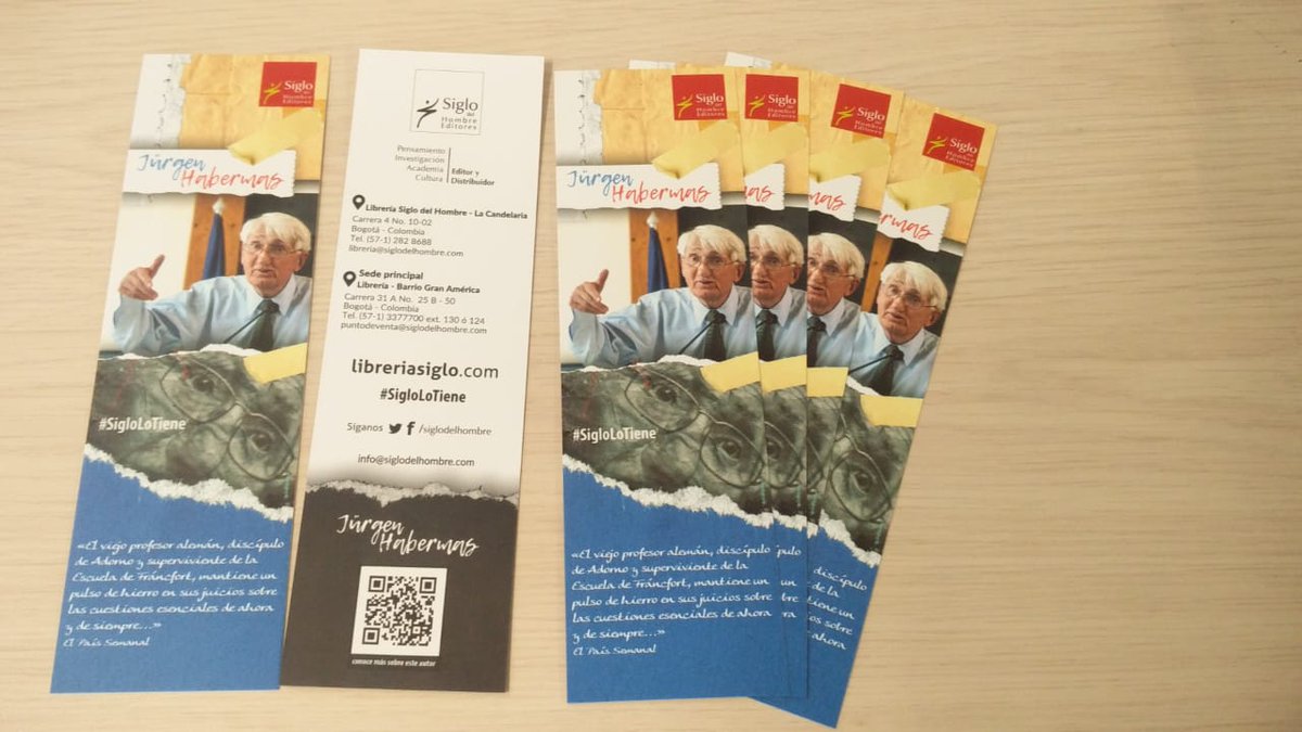 somossiglo's tweet photo. Algunos de nuestros favoritos 😍
- Habermas, en nuestra serie de autores fundamentales de la #Filbo2019
- ¡Nuestra participación en ferias internacionales con el diseño de tejidos colombianos! 🇨🇴
#YoLeoEnCasa @CamLibro @CANIEMoficial https://t.co/gzVRMNSWWY