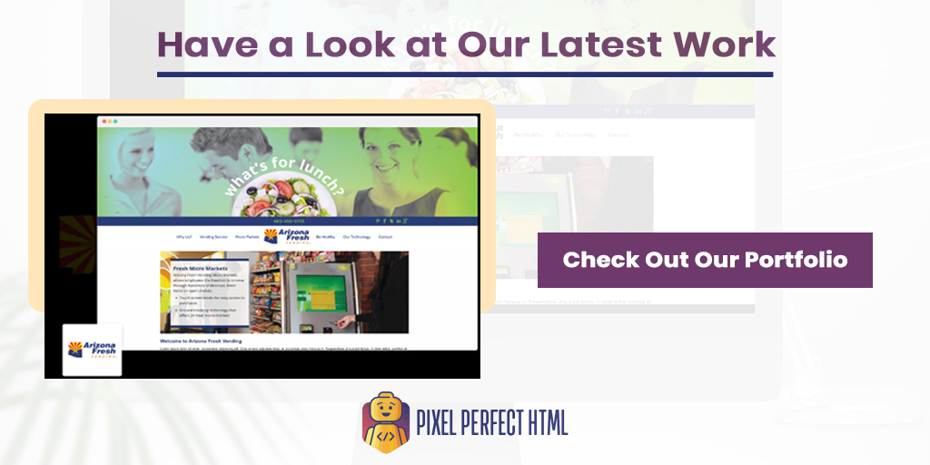 PixelPerfectHTM's tweet image. We are providing front-end development solutions to all our clients. We have succesffully completed various projects. 

Take a glimpse of our work: bit.ly/3alcvPO

#WordPressPortfolio #Portfolio #PixelPerfectHTML #PSDToWordPress