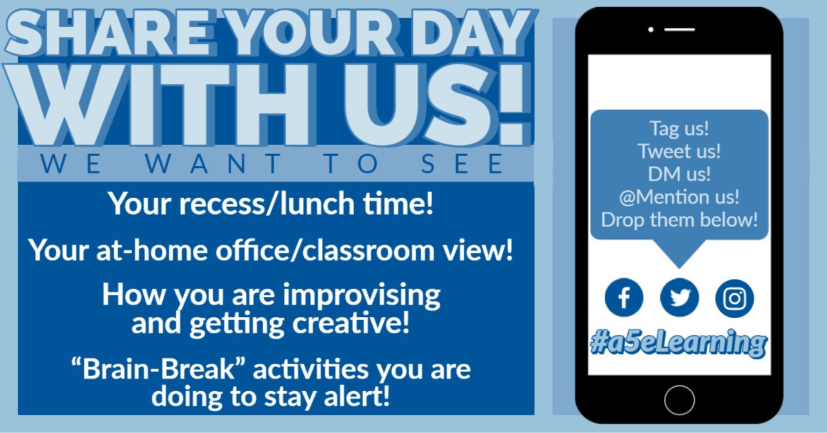 AndersonFive's tweet photo. What have our A5 friends been up to this week?
We want to see! 👀
Teachers, students, parents, employees: send in all those #a5eLearning📸s!
#vision5 #committedtoexcellence https://t.co/HcuUt7Irxk