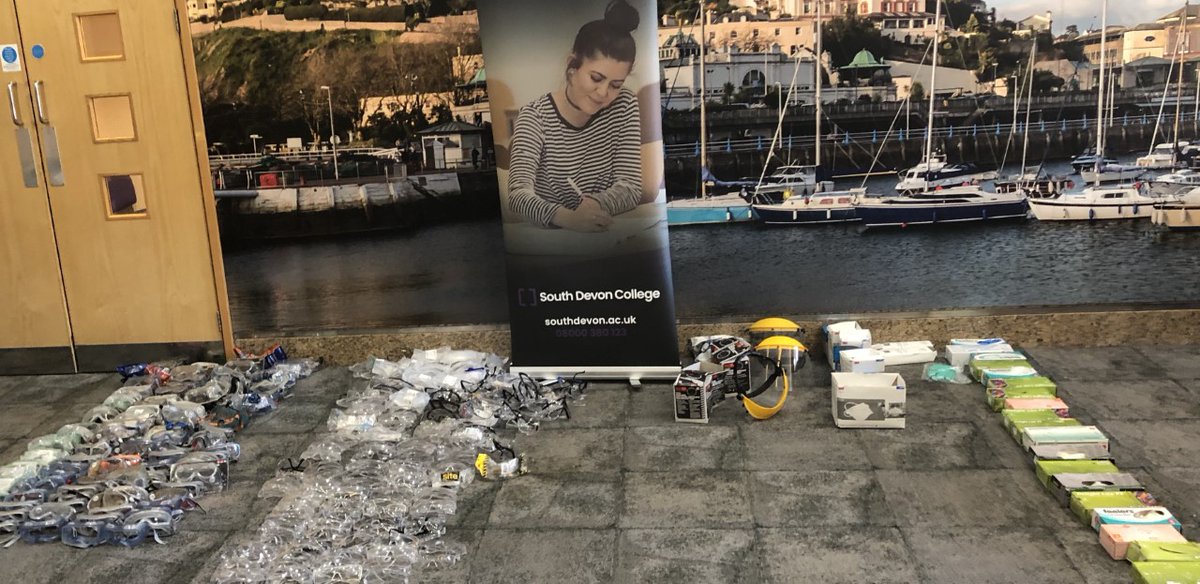 On Wednesday we received a request from Torbay and South Devon NHS Foundation Trust to support frontline NHS staff. We are proud to have provided a variety of items including gloves, visors, goggles and more! Read the full story here: bit.ly/2xxApZy.