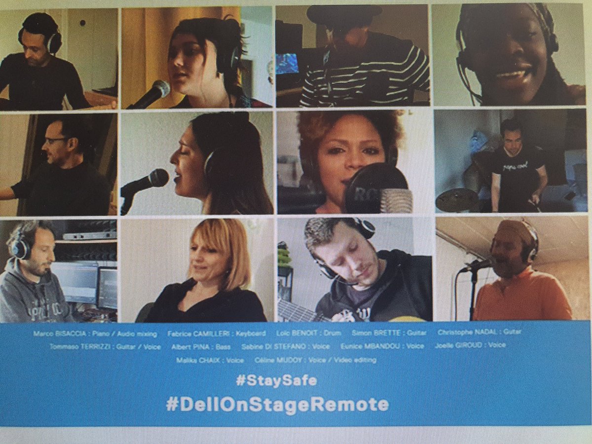 StephaneatDell's tweet photo. Thank you so much @DellonStage for this great moment of music. I am amazed every day by the creativity and sense of purpose of all our #DelltechFrance employees to best serve our customers and communities. Stay safe and healthy https://t.co/NVEFyqpmzJ